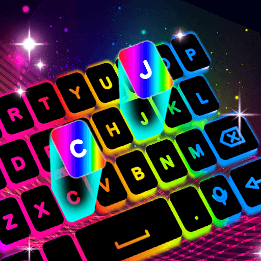 Neon LED Keyboard MOD APK :RGB & Emoji (Premium Unlocked)